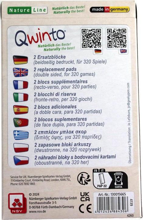Produktbild NSV Qwinto Natureline - Ersatzblöcke