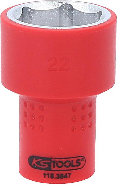 Actual product image KS Tools 3/8" Insulated socket (22 mm)