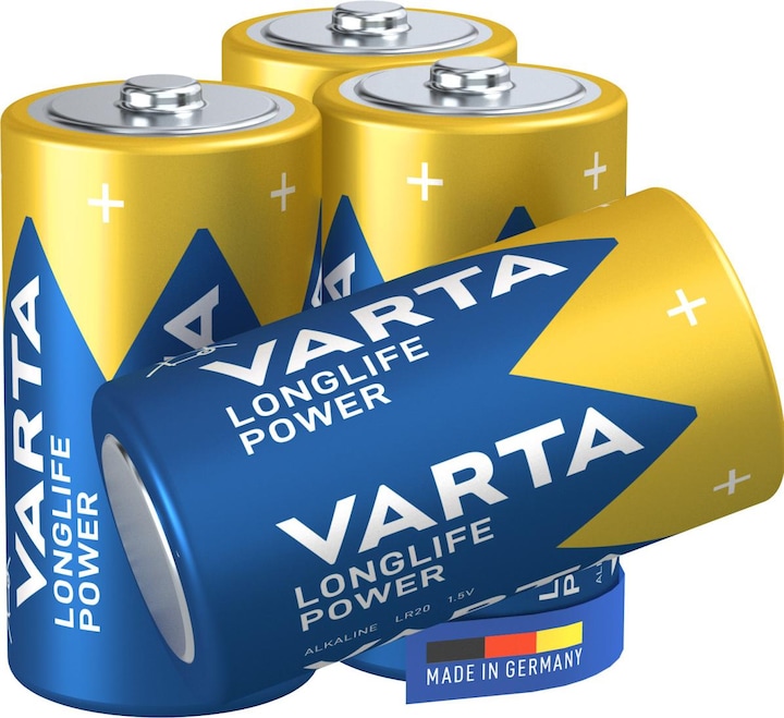 Actual product image Varta long-life power (4 pcs., C, 7800 mAh)