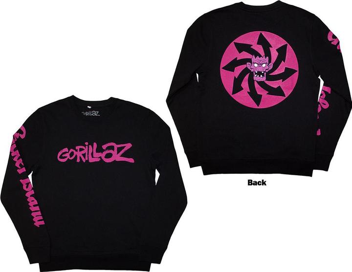 Actual product image Gorillaz Craker Island Pazuzu Spiral (Sweater) (S)