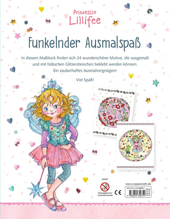 Malblock mit Glitzersteinchen: Mandalas