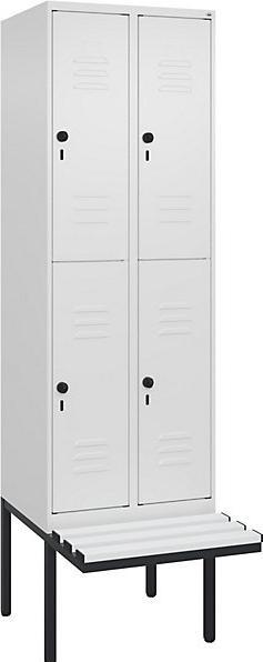 Actual product image C+P Double-decker locker Classic PLUS bench seat (60 cm, 212 cm)