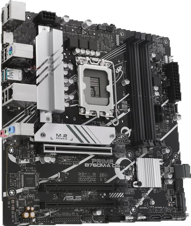 Image du produit ASUS PRIME B760M-A D4-CSM (LGA 1700, Intel B760, mATX)