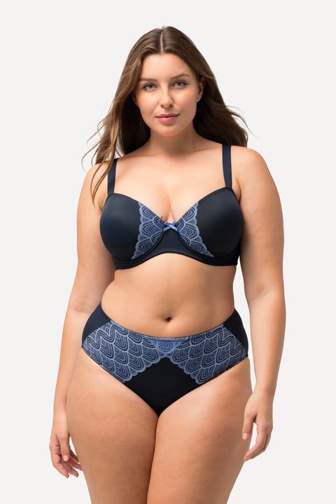 Image du produit Ulla Popken Soutien-gorge à armatures, agrémenté de dentelle - bonnet souples B-E (85 E)