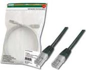 Actual product image Digitus CAT5e U-UTP Patchk.,0,5m, SW (U/UTP, CAT5e, 0.50 m)