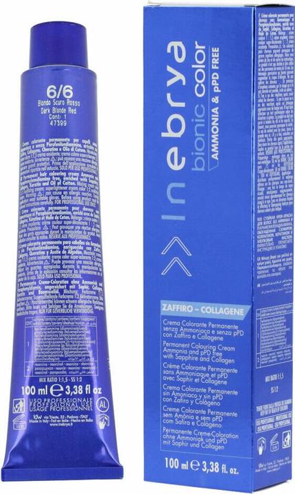 Produktbild Inebrya Bionic RED 6/6 Dunkelblond Rot 100ml (6, 6 Dark Blonde Red)