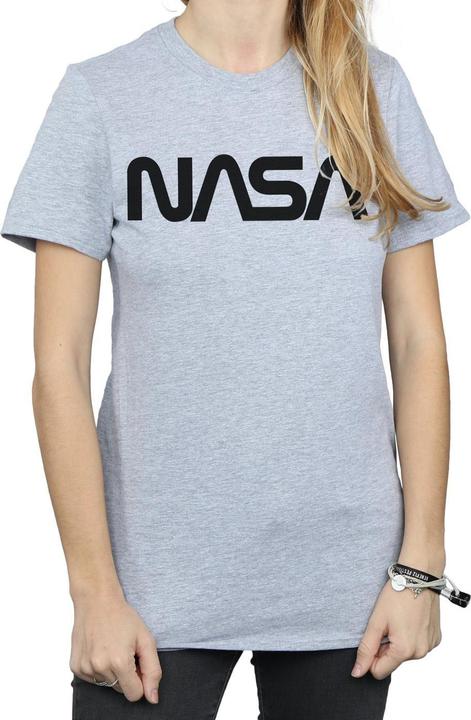 Actual product image Nasa Womens/Ladies Modern Logo Boyfriend T-Shirt (XL)