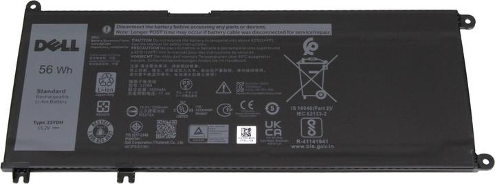 Dell Battery, 56WHR, 4 Cell (4 Zellen, 3600 mAh)