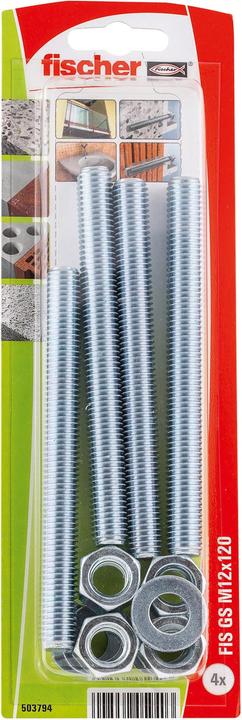 Actual product image Fischer Inject.threada. FIS GS M12x120 K (4 pcs.)