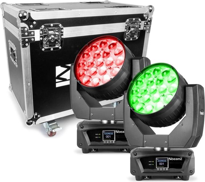 Image du produit BeamZ MHL1912, Type : Moving Head, Source lumineuse : LED, Équipement (12 W, LED)