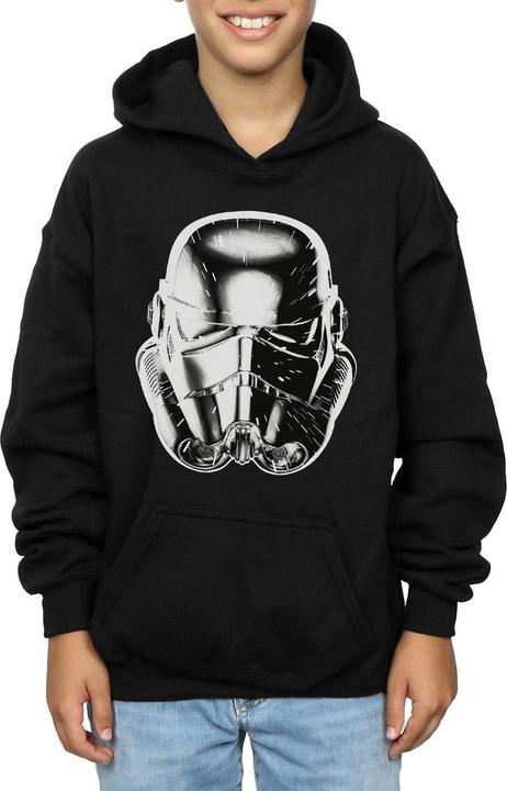 Immagine prodotto Star Wars Stormtrooper Warp Speed Helmet Felpa con Cappuccio Ragazzi (140, 146)