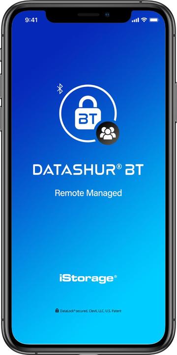 Image du produit iStorage datAshur BT - Clé USB à mémoire flash (biométrique) (128 Go, USB-A)