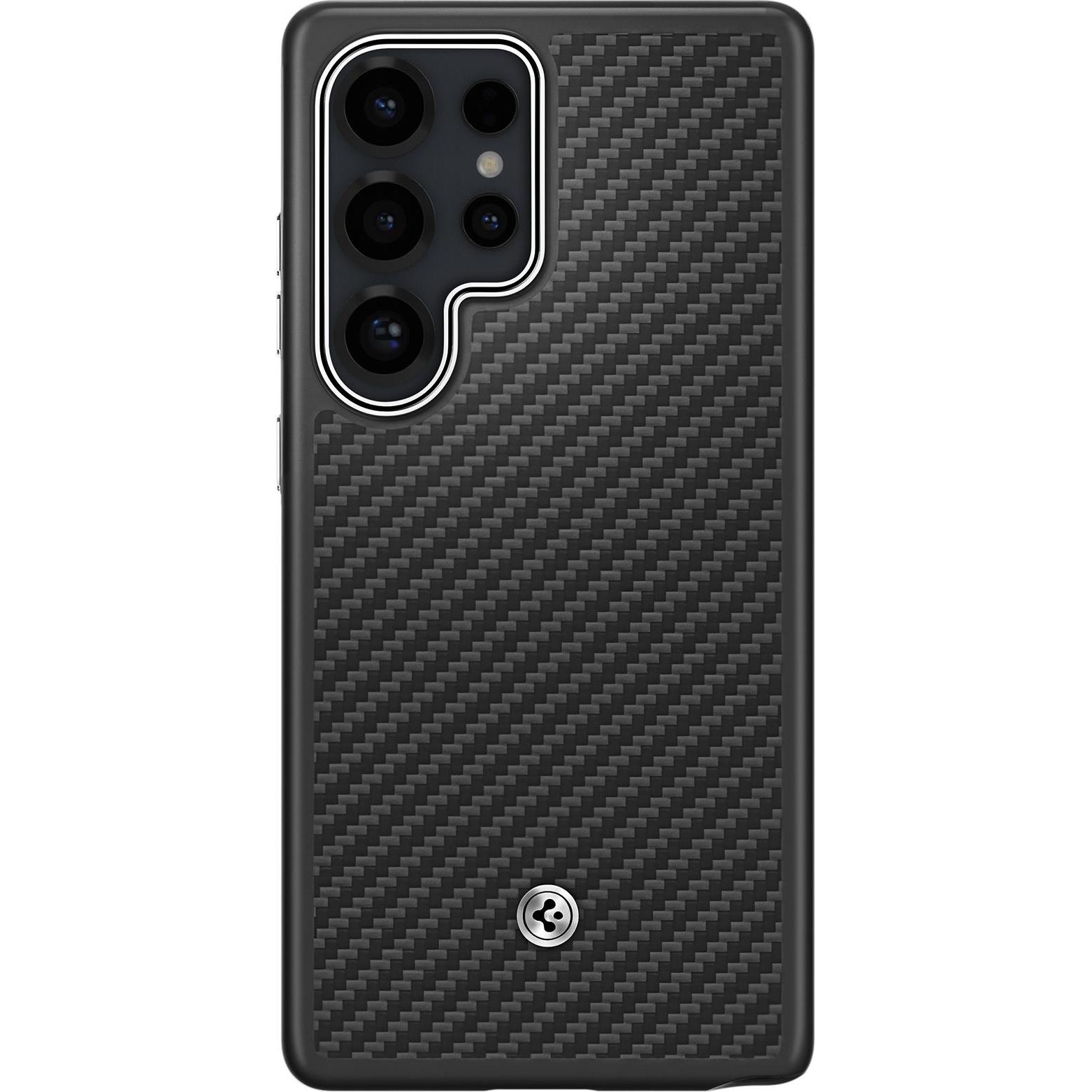 Samsung Enzo Aramid Case (Samsung Galaxy S25 Ultra), Smartphone Hülle, Schwarz