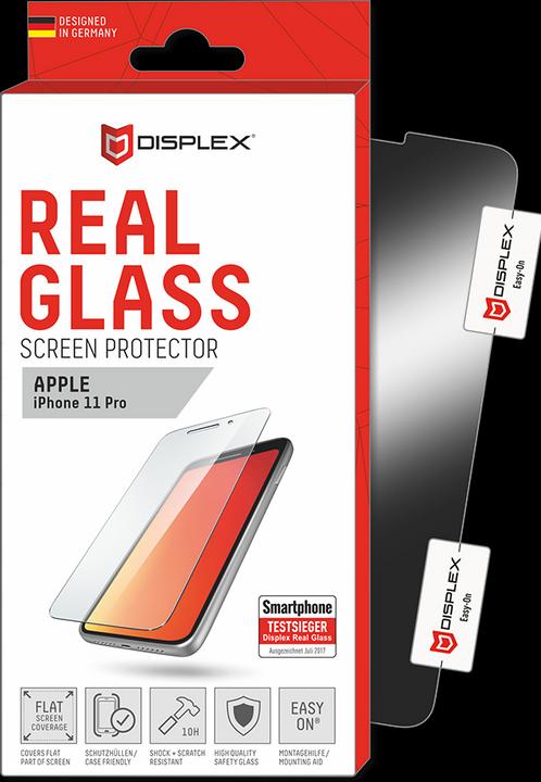 Produktbild Displex Real Glass, 2D Panzerglas (1 Stück, Apple iPhone X, Apple iPhone 11 Pro, Apple iPhone XS)