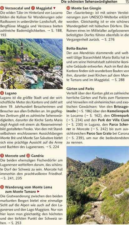 Nährwerte und Zutaten Reiseführer Tessin