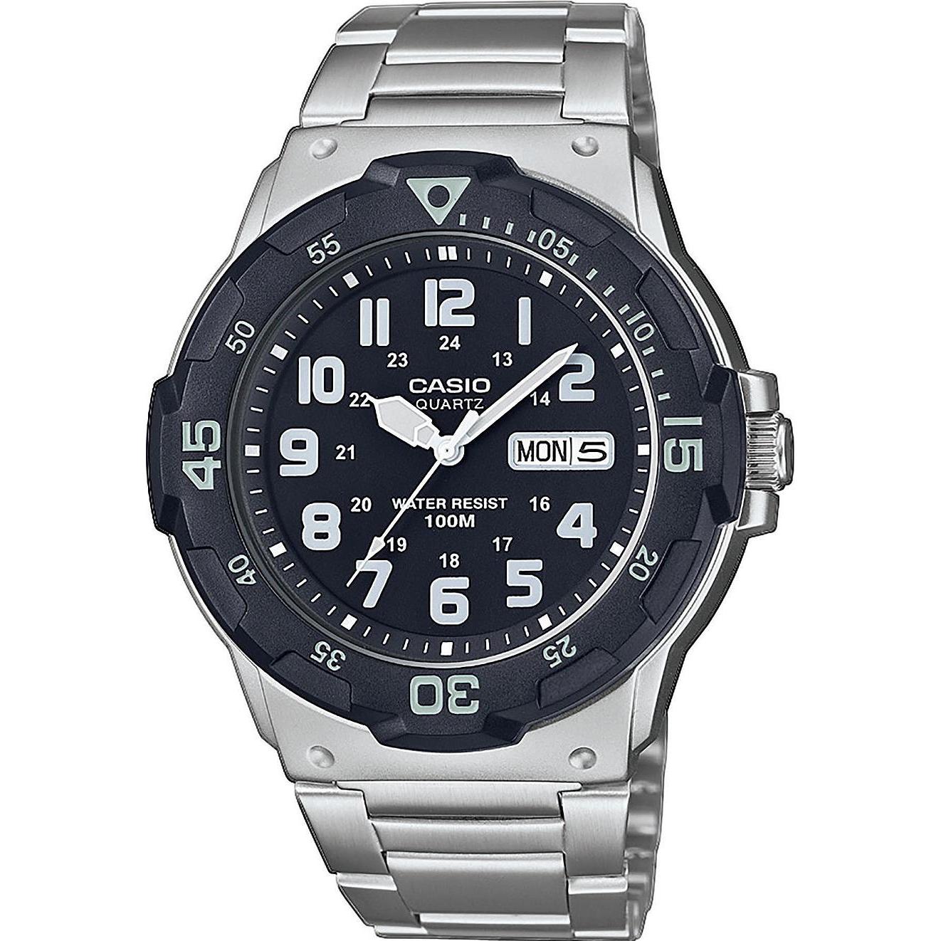 Casio, Armbanduhr, MRW-200HD-1BVEF, Silber, (Analoguhr, 45 mm)