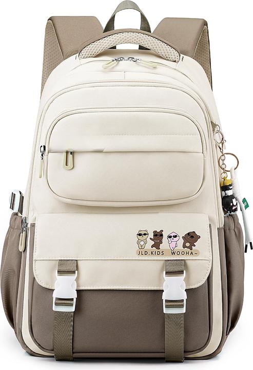 Produktbild Only-Bags.Store Schulrucksack Teenager Schultasche wasserdicht Rucksack Schule viele Fächer Laptopfach