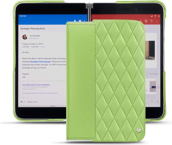 Produktbild Noreve Lederschutzhülle (Microsoft Surface Duo)
