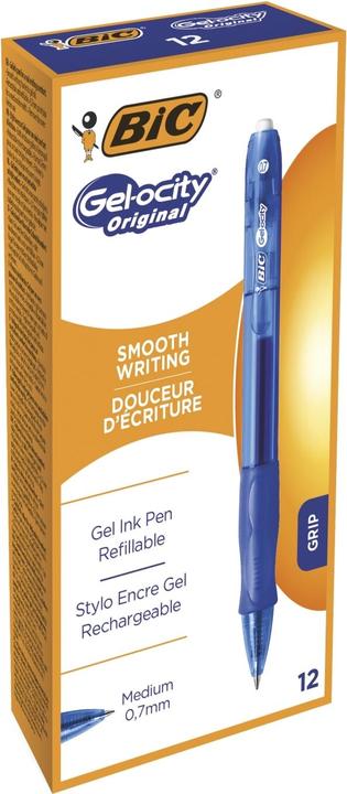 Produktbild Bic Gelschreiber Gel-Ocity 0,7 mm, blau, 12er-Pack 600666 (12x)