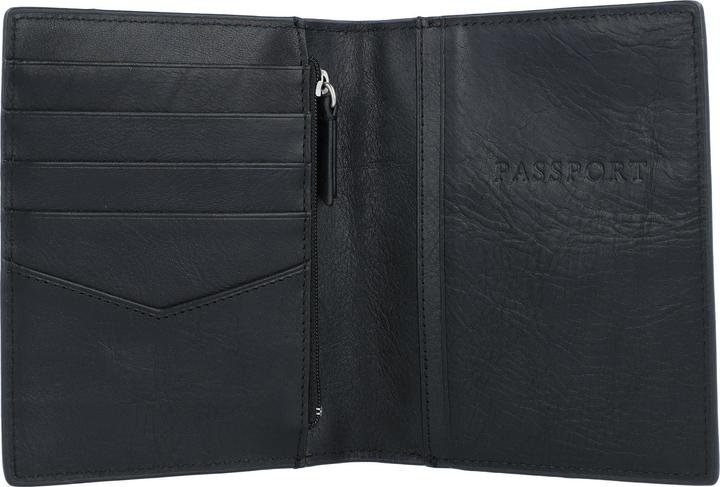 Actual product image Fossil Leather passport holder 11.5 cm