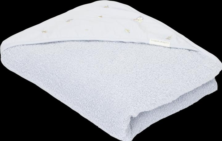 Produktbild Little Dutch Kapuzenhandtuch embroidered Blue - 75x75 cm
