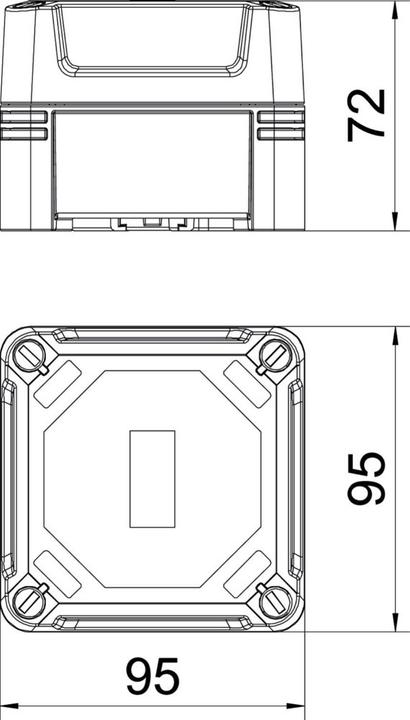 Actual product image OBO Bettermann Empty housing