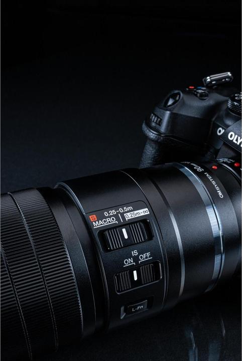 Productafbeelding OM System M.Zuiko Digital ED 90mm F3.5 Macro IS PRO (Micro Vier Derde, Micro Vier Derde)