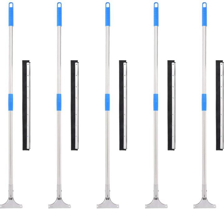 Actual product image VidaXL Water scraper with handles 5 pcs. and rubber (5 pcs.)