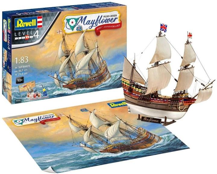 Actual product image Revell Gift Set Mayflower 400th Anniversary