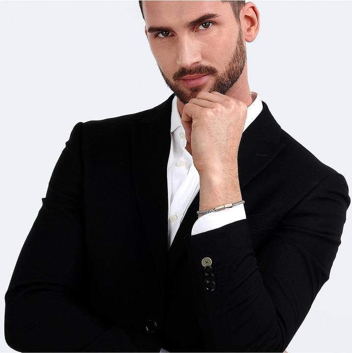 Immagine prodotto Maserati Bracciale in acciaio (22 cm, Acciaio inossidabile)