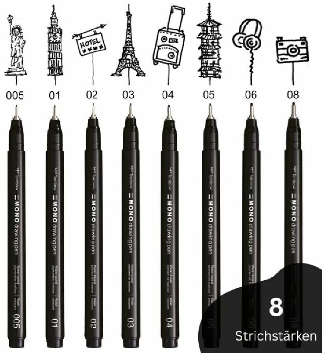 Produktbild Tombow Mono Drawing Pen (Schwarz, 1 x)