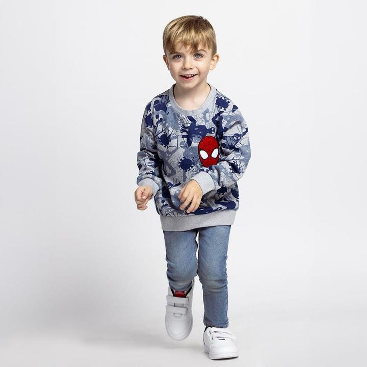 Produktbild Spiderman Spider-Man Jungen Sweater Ohne Kapuze Grau (116)