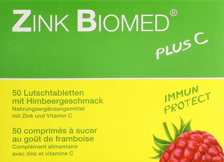 Image du produit Biomed Zinc plus C (50 pièce(s), Cachets, 39 g)
