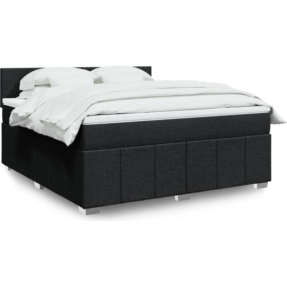 VidaXL, Bett, Bo x springbett mit Matratze 180 x 200 cm Stoff (180 x 200 cm)