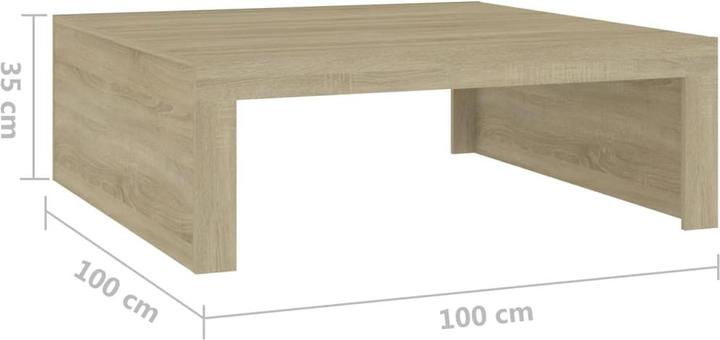 Image du produit vidaXL Couchtisch (100 x 100 x 35 cm)