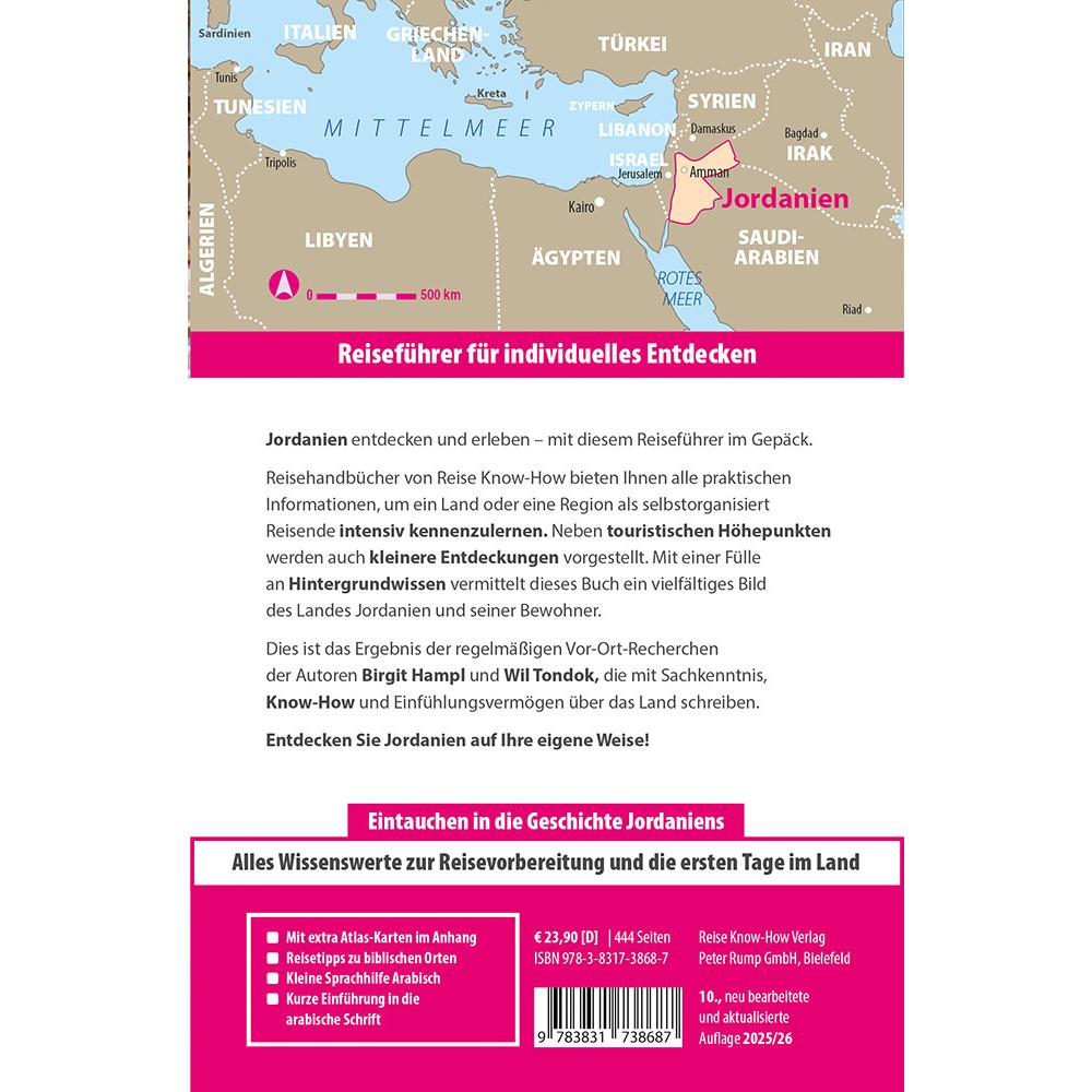Thumbnail - Reiseführer Jordanien, Ratgeber von Wil Tondok, Birgit Hampl