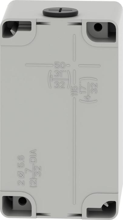 Produktbild Schneider Electric XAPD2504 Leergehäuse XAP Metall grau für 4x22mm - CSA (Gehäuse)