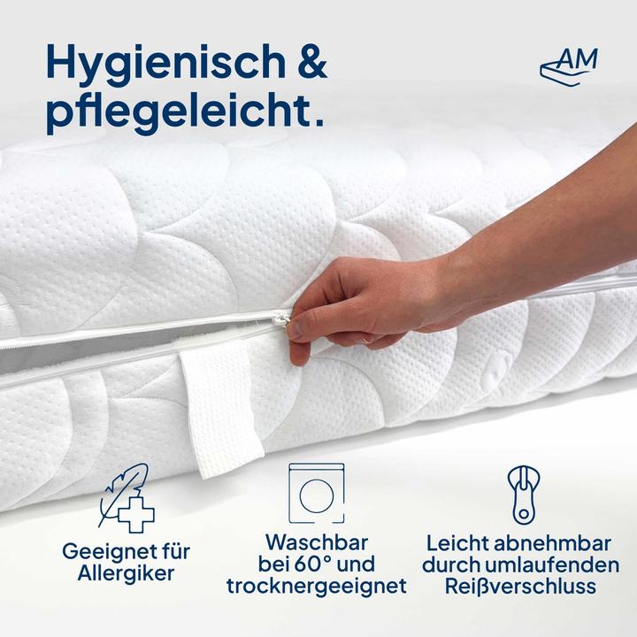 Produktbild AM Qualitätsmatratzen Matratzenbezug Organic Cotton (100 x 200 cm)