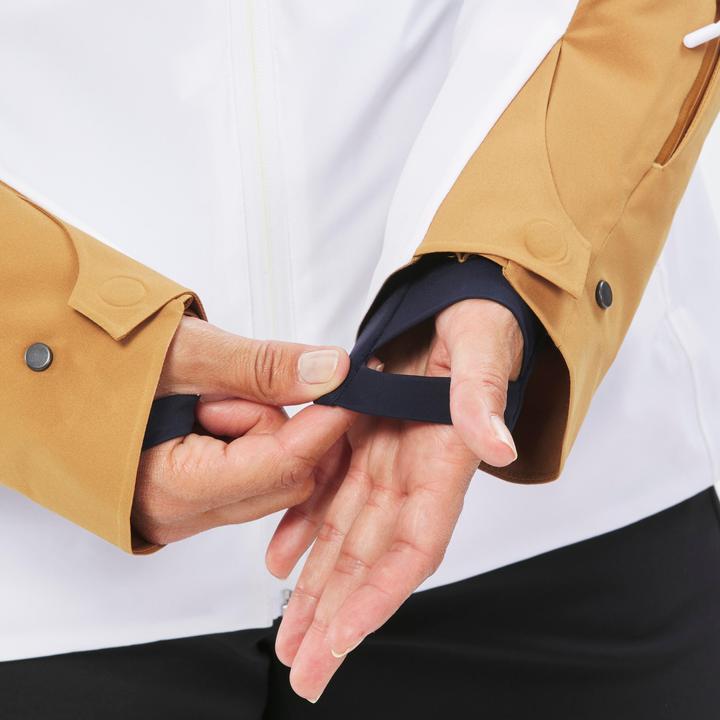 Actual product image Wedze Women's Ski Jacket 500 sport - white/navy/brown (XL)