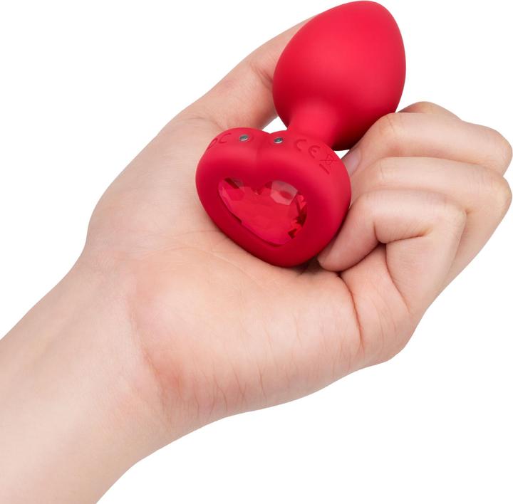 Produktbild Earthly Body B-Vibe - Vibrating Heart Plug M/L Red