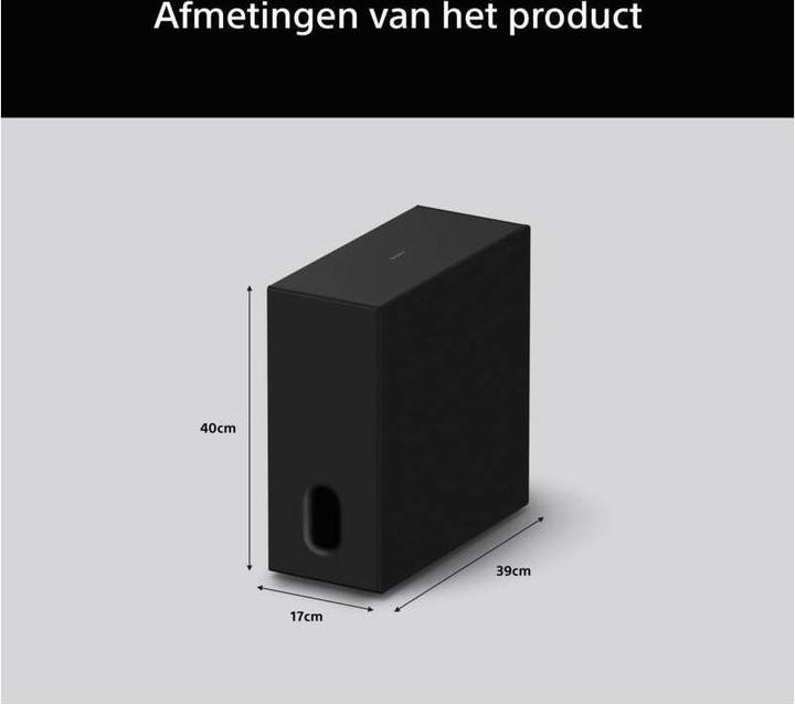 Actual product image Sony BRAVIA Theatre Sub 8 (1 pcs., 300 W)