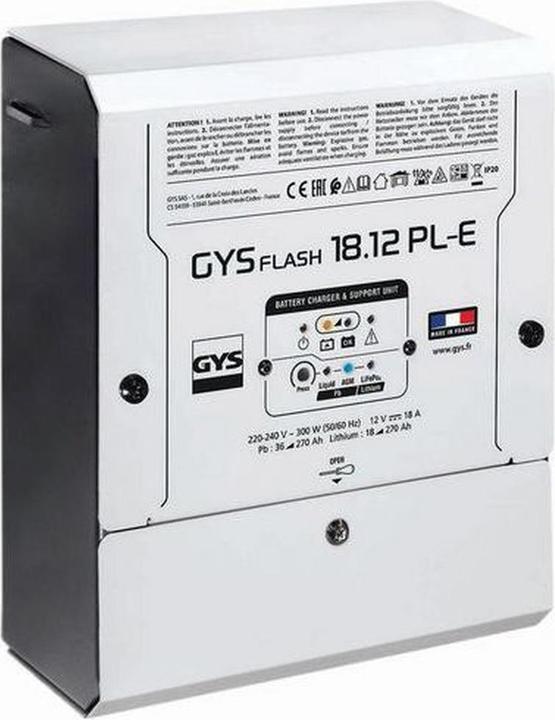 Immagine prodotto GYS CARICABATTERIE GYSFLASH 18.12 PL-E (12V, 24V, 18 A)