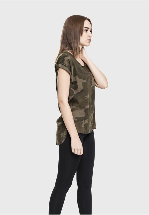 Produktbild Urban Classics Ladies Camo Back Shaped Tee (S)