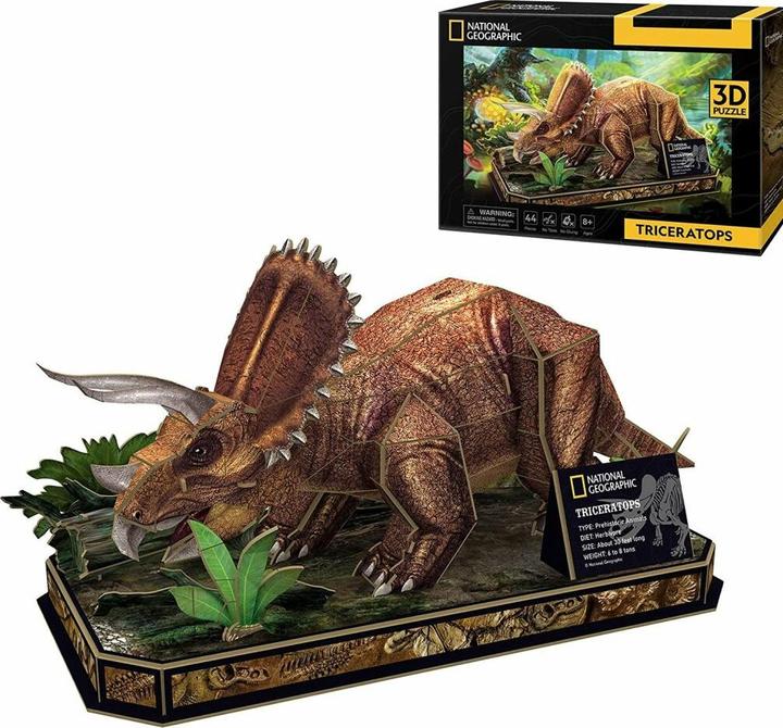 Image du produit NoName Puzzle 3d Triceratops (44 pièces)