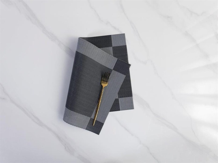 Produktbild GuGus Tischset schwarz/weiss 45x30cm beidseitig verwendbar