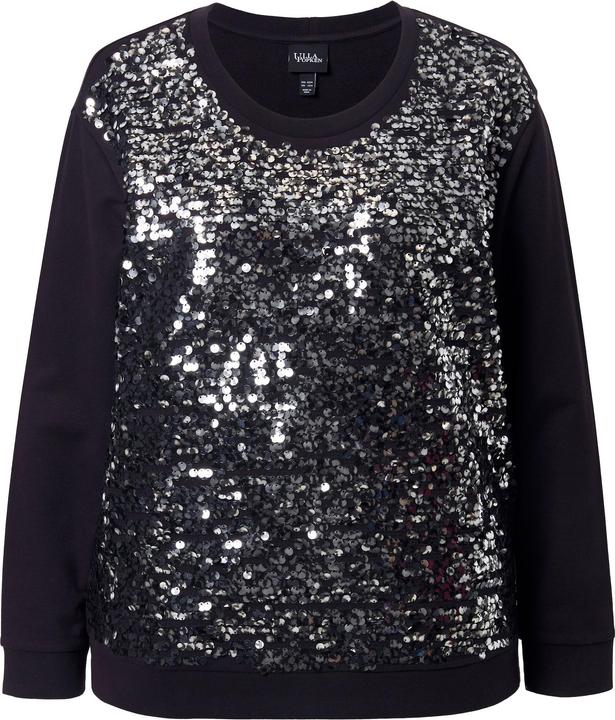 Produktbild Ulla Popken Sweatshirt, Pailletten, Oversized, Rundhals, Langarm (46, 48)