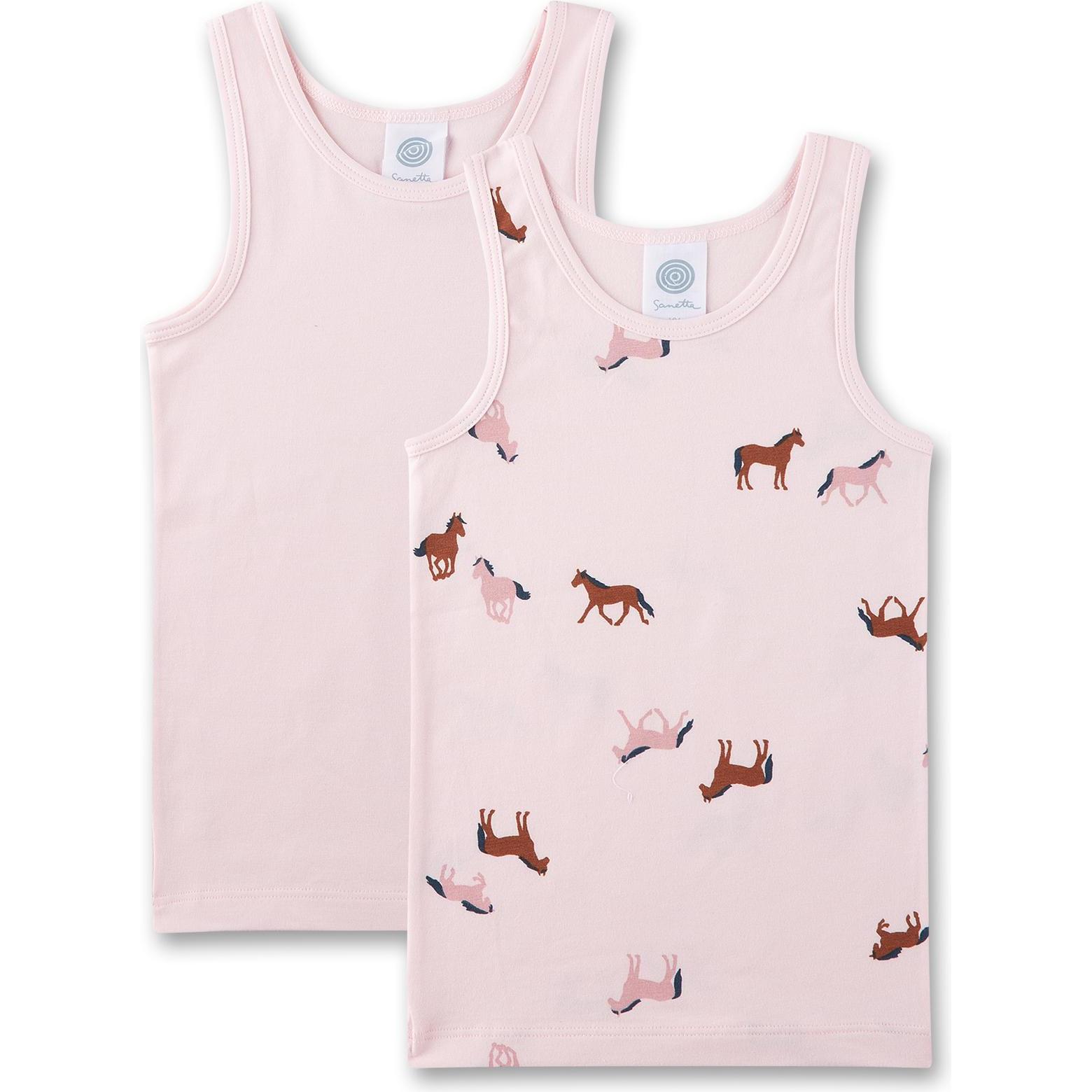 Thumbnail - Sanetta, Unisex, Shirt, Kid's DP Shirt 336986+336987, Rosa, (104)