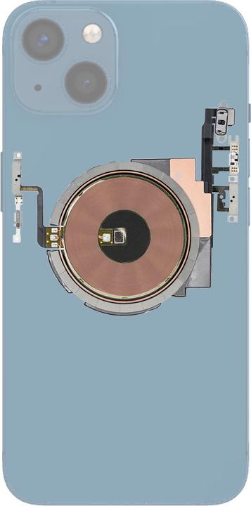 Actual product image Clappio QI / MagSafe + NFC replacement part iPhone 13
