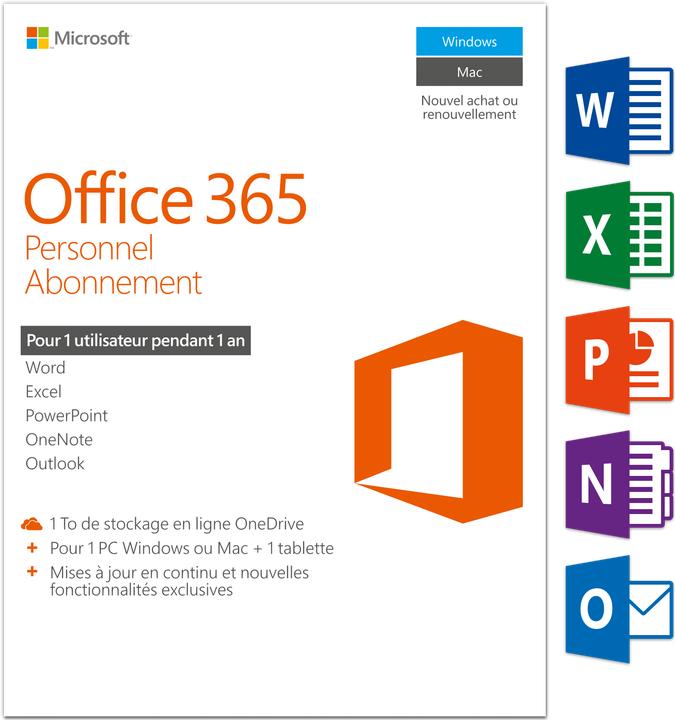 Microsoft Office 365 Personal (1 User, 12 Monate)