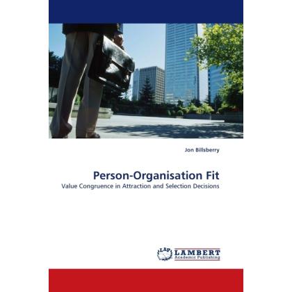 Person-Organisation Fit, Fachbücher von Jon Billsberry